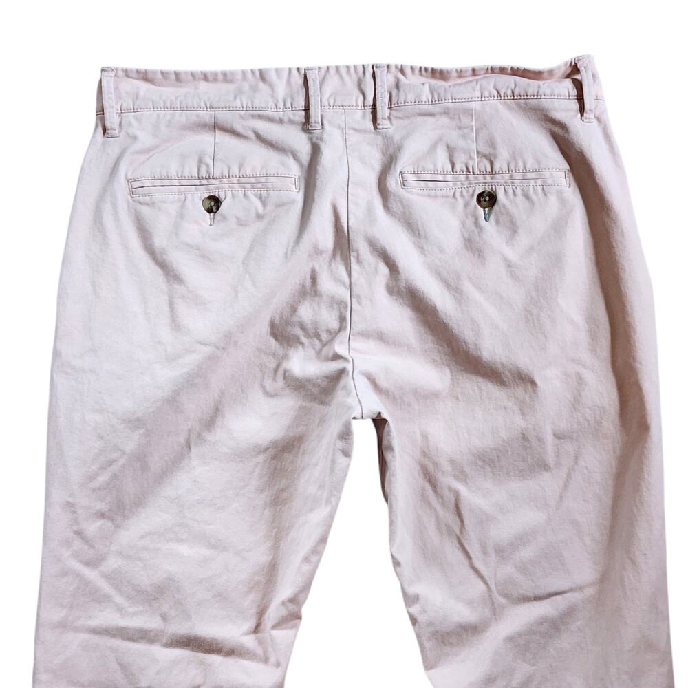Goodfellow Mens Slim Straight Hennepin Chino Pants Size 34 X 30 Pink Khaki - Picture 8 of 9